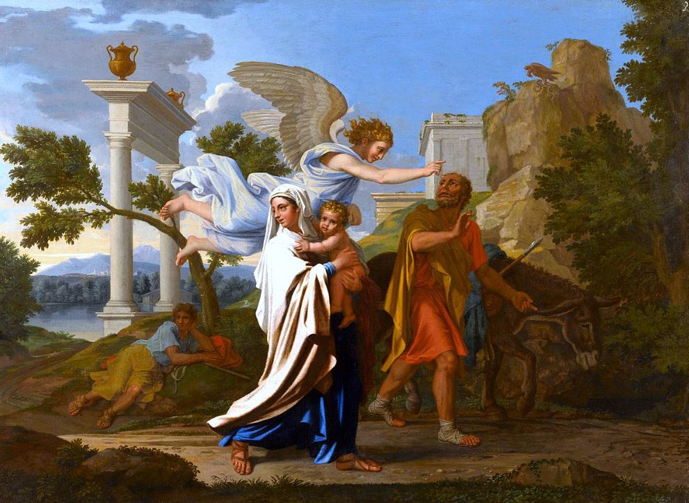 The Flight into Egypt by Nicolas Poussin
