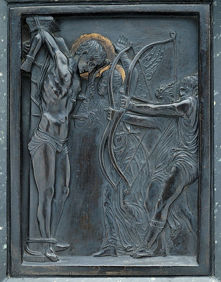 The Martyrdom of Saint Sebastian by Donatello