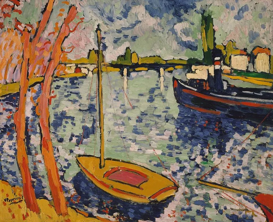 The River Seine at Chatou by Maurice de Vlaminck