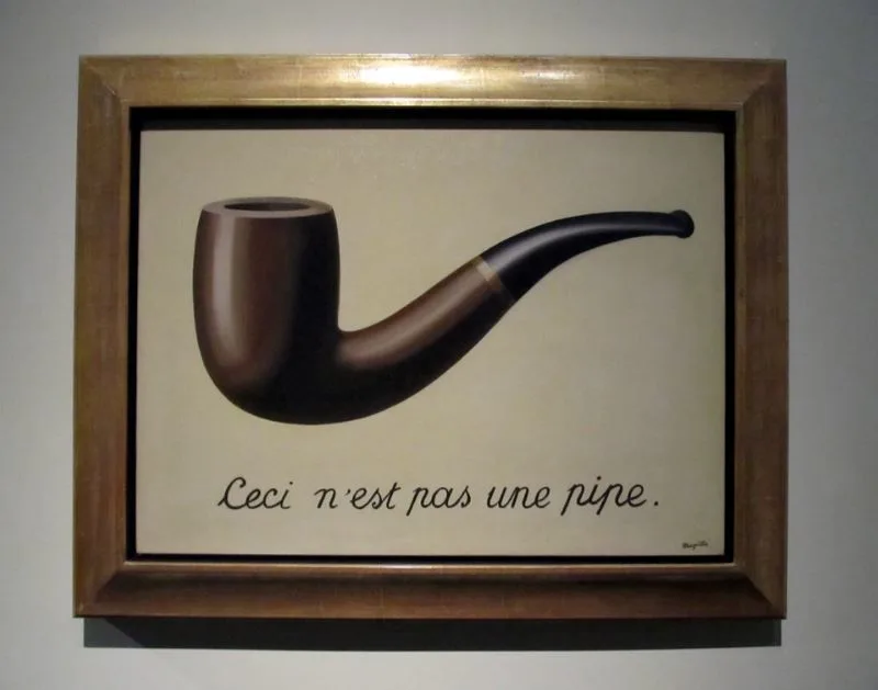 This is not a Pipe by Rene Magritte dimensions