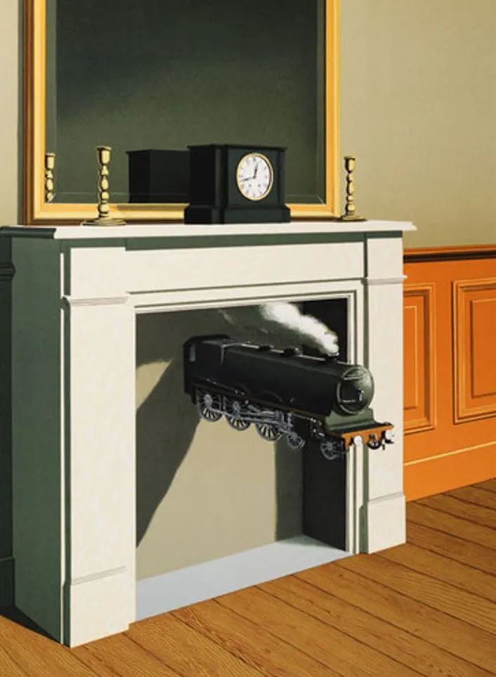 Time Transfixed by Rene Magritte