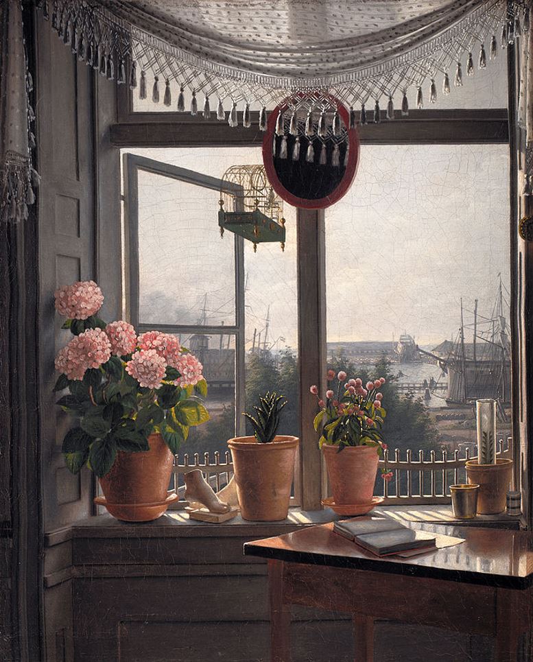 View from the Artists Window by Martinus Rorbye
