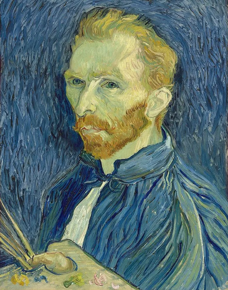 Vincent van Gogh Self Portrait at Saint Remy