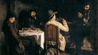 After Dinner at Ornans by Gustave COurbet