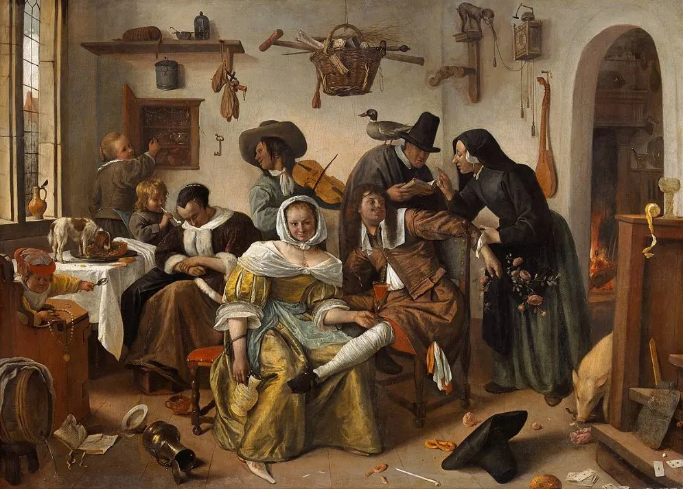 Beware of Luxury by Jan Steen