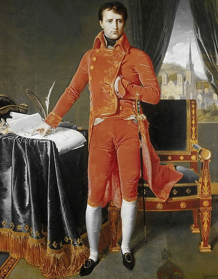 Bonaparte First Consul by Jean Auguste Dominique Ingres