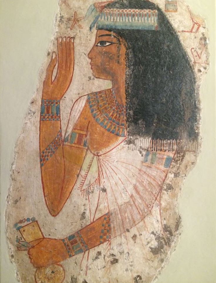 Brooklyn Museum paintings Painting of Lady Tjepu