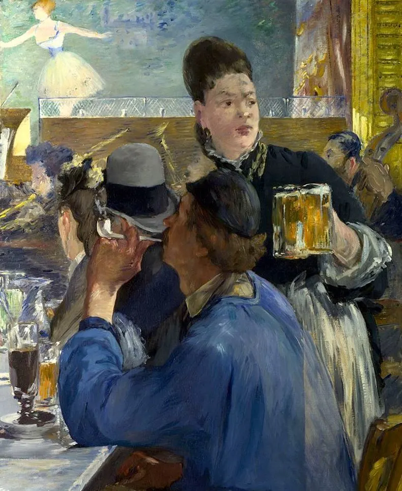 Corner of a Cafe Concert by Edouard Manet