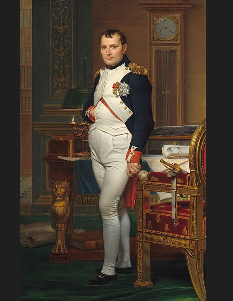 Emperor Napoleon in His Study at the Tuileries by Jacques Louis David 1