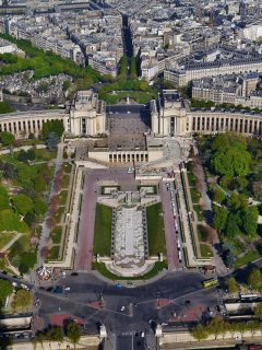 Palais de Chaillot from the Eiffel Tower