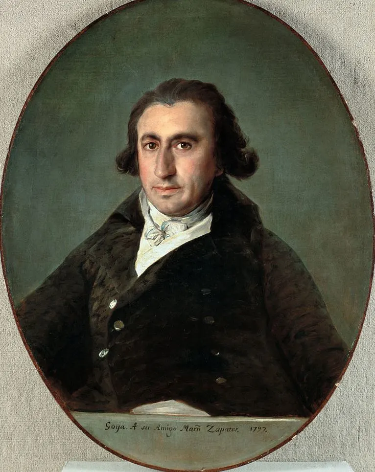 Portrait of Martin Zapater by Francisco Goya