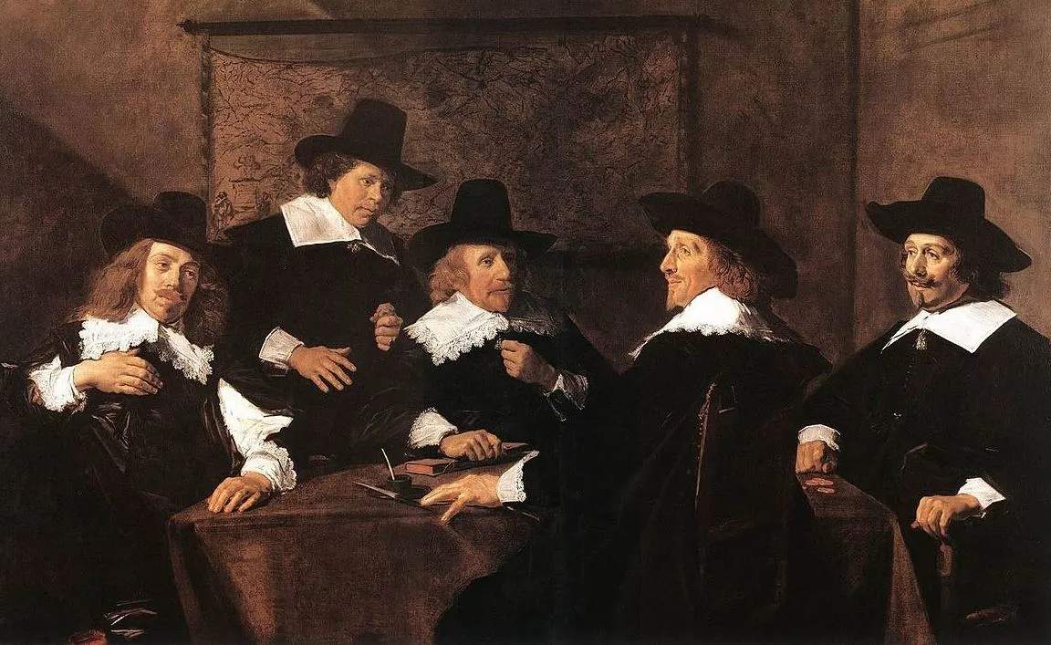 Regents of St Elisabeths Hospital in Haarlem by Frans Hals