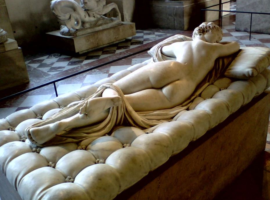 Sleeping Hermaphroditus Louvre Museum