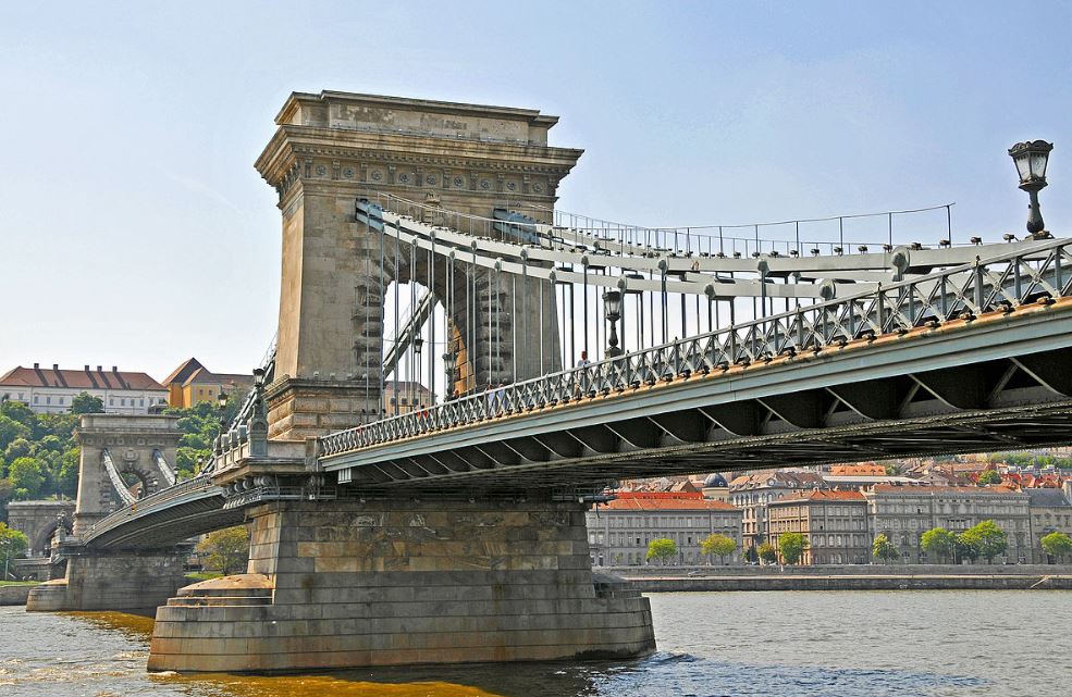 Szechenyi Chain Bridge detail