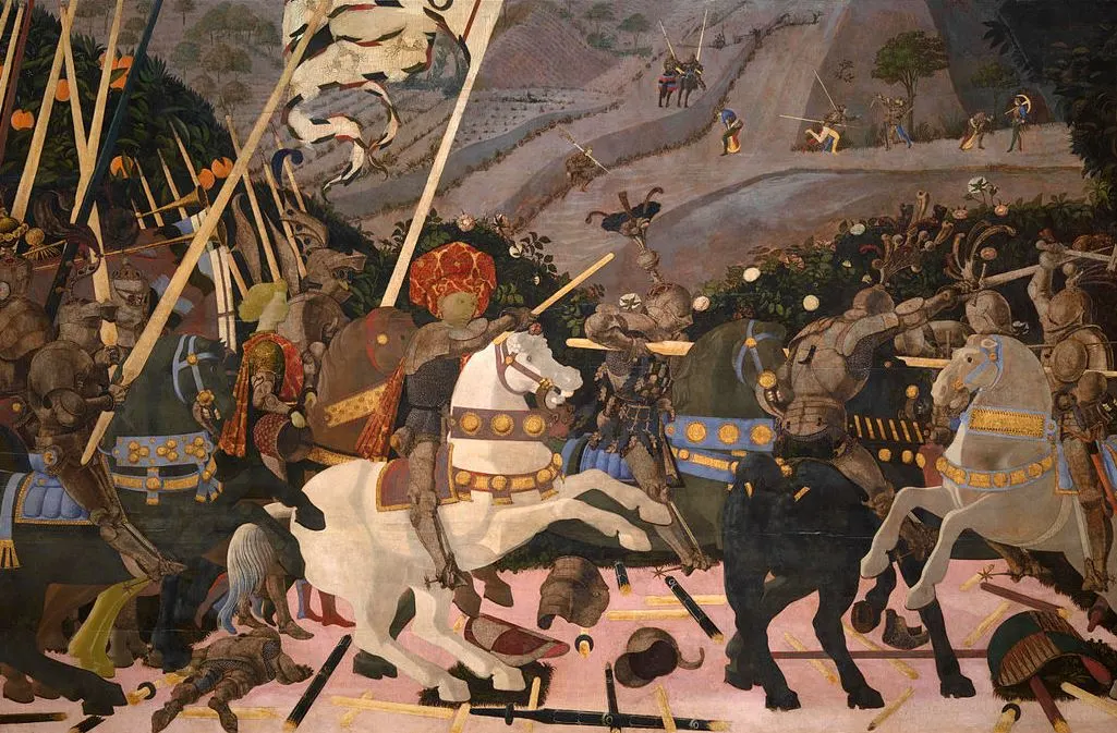 The Battle of San Romana by Paolo Uccello