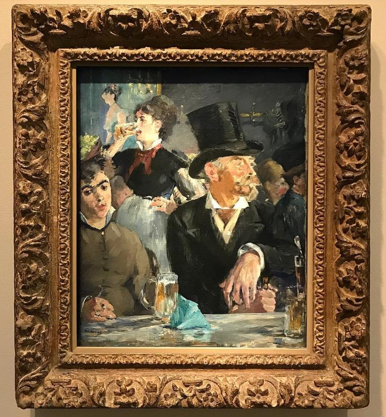 The Cafe Concert Manet dimensions