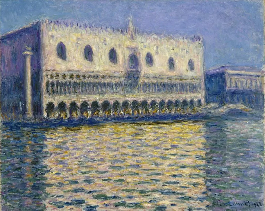 The Doges Palace by Claude Monet