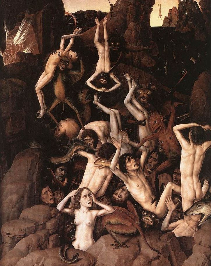 The Fall of the Damned by Dieric Bouts