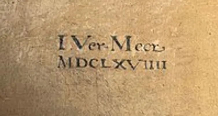 The Geographer Vermeers Signature and Date