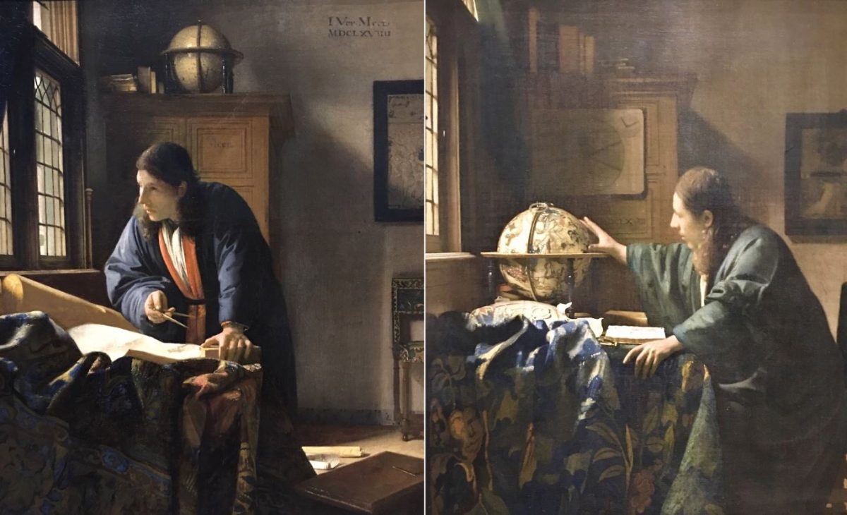 The Geographer By Johannes Vermeer Top 8 Facts   The Geographer And The Astronomer By Johannes Vermeer 1200x730 