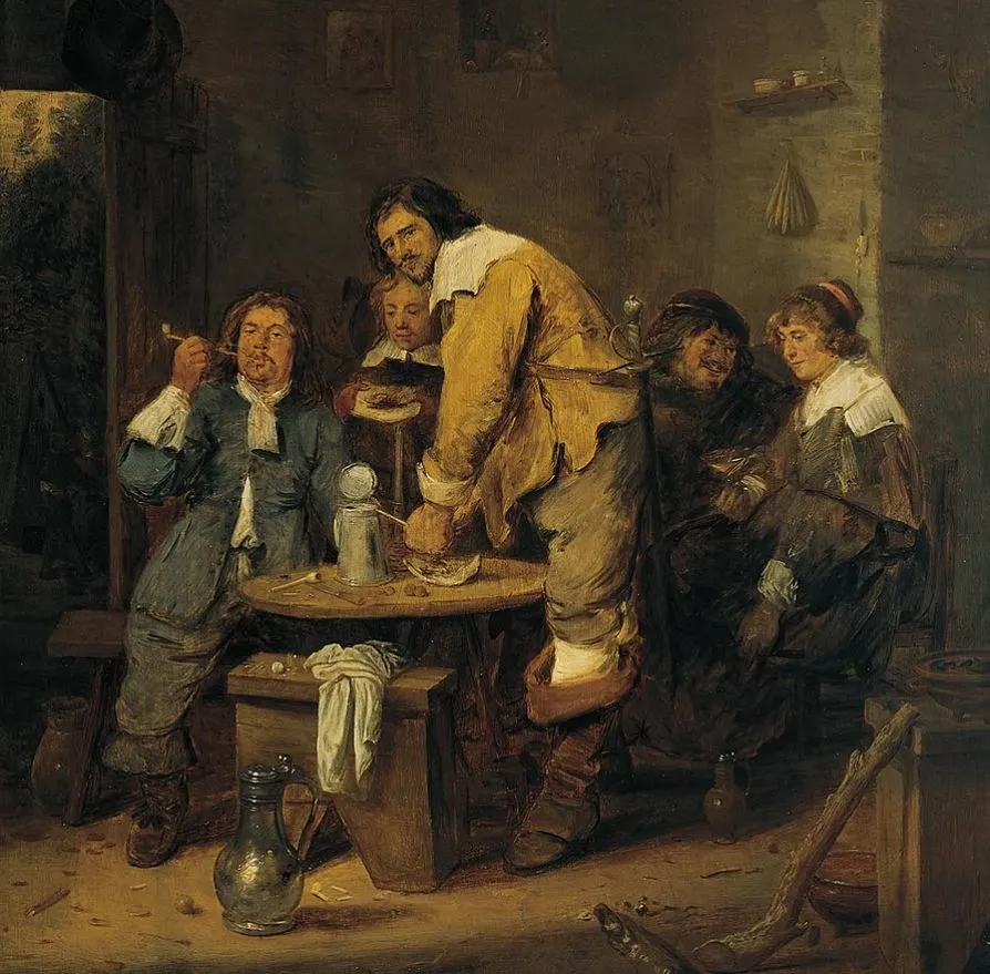 The Tobacco In by Adriaen Brouwer