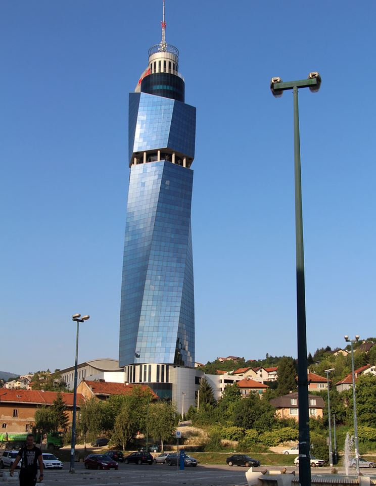 Avaz Twist Tower in Sarajevo