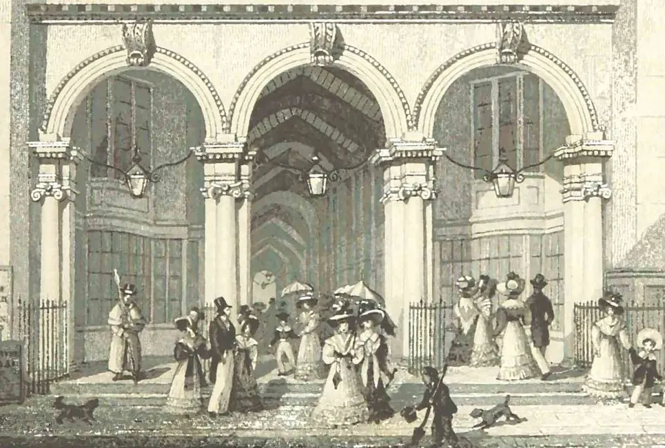 Burlington Arcade in the 19th century 1