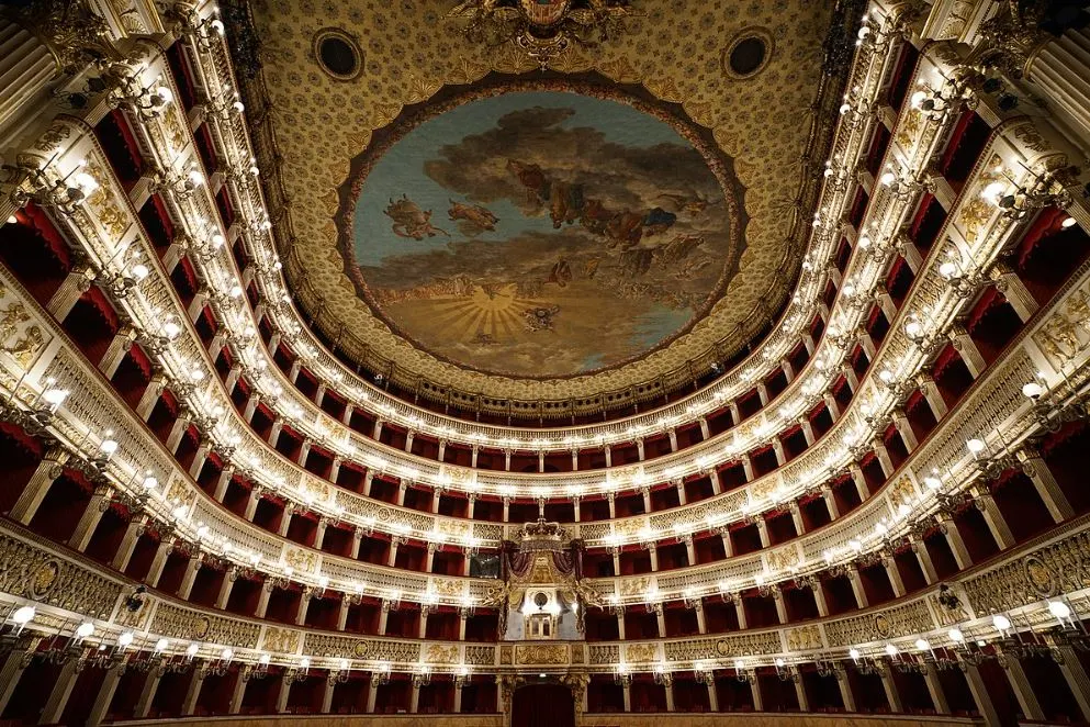 Landmarks in Naples Teatro di San Carlo