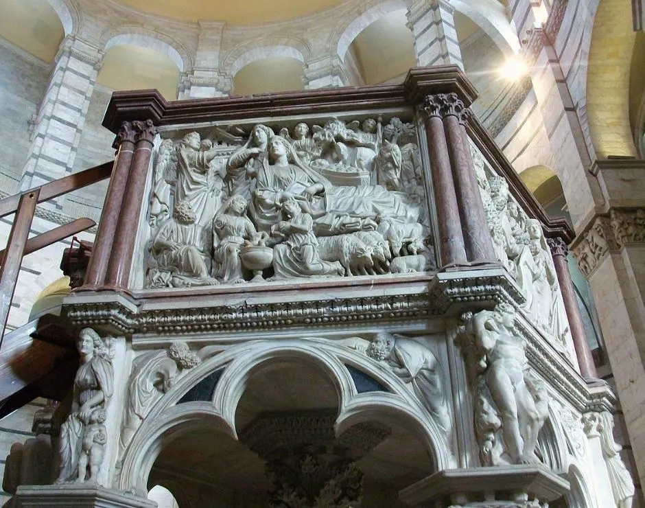 Pulpit of the Pisa Baptistery