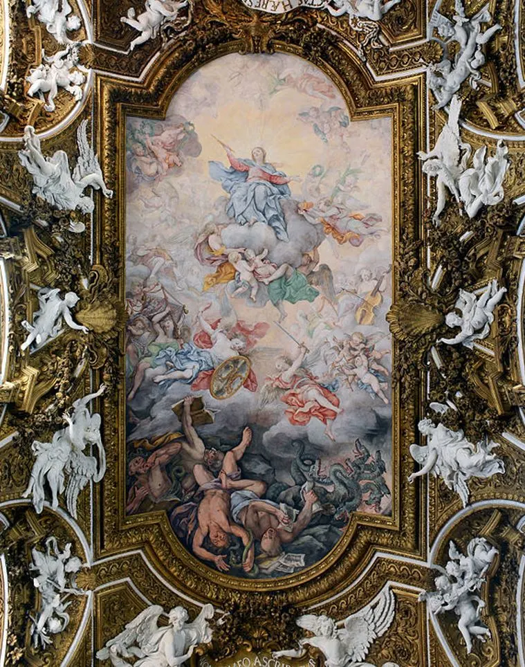 Santa Maria della Vittoria ceiling