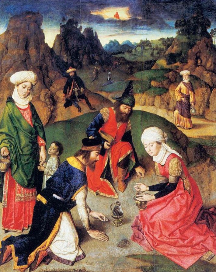 The Gathering of the Manna by Bouts