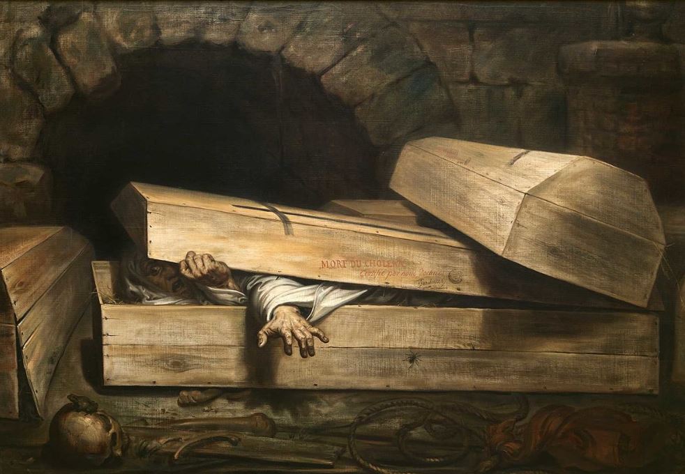 The Premature Burial by Antoine Wiertz