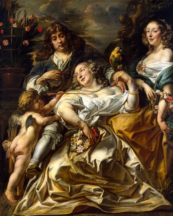 Allegorical Family Portrait by Jacob Jordaens