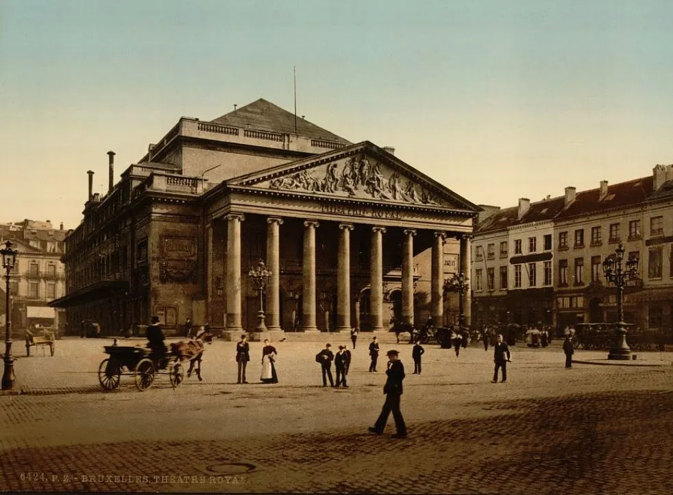 La Monnaie in the late 19th century