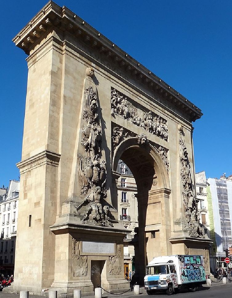 Porte Saint Denis dimensions