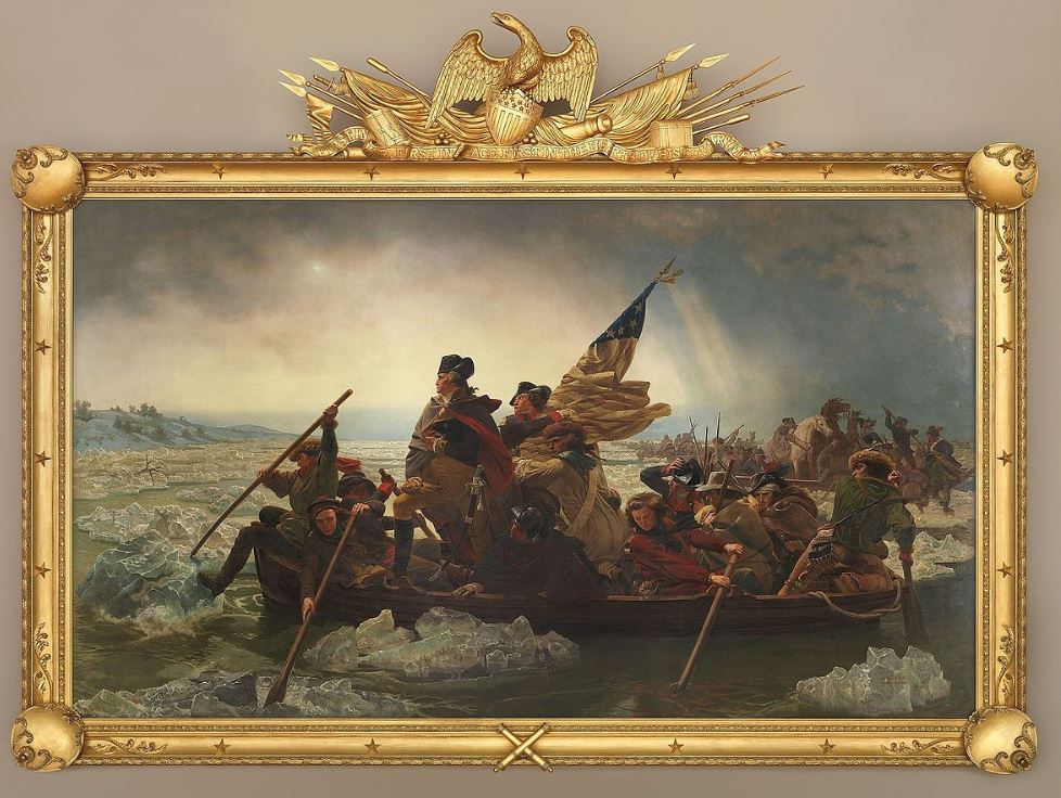 Washington Crossing the Delaware by Emanuel Leutze Dimensions