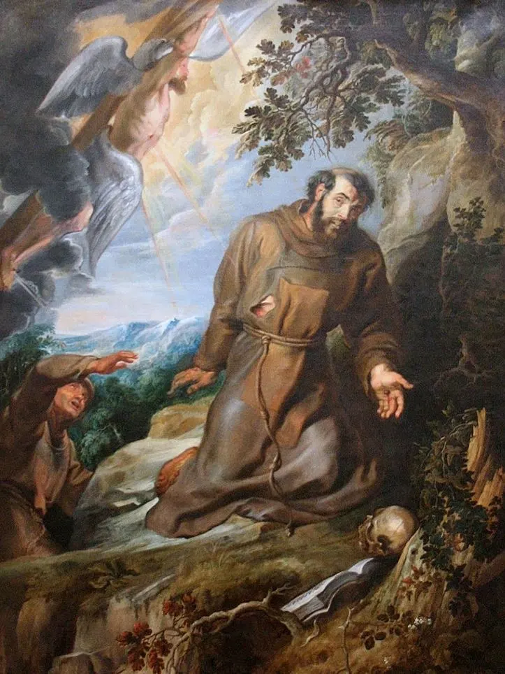 Saint Francis Receiving the Stigmata by Peter Paul Rubens