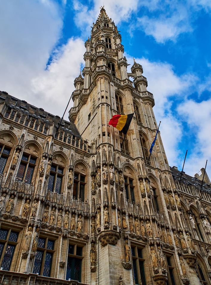 Brussels Town Hall architecture Gothic