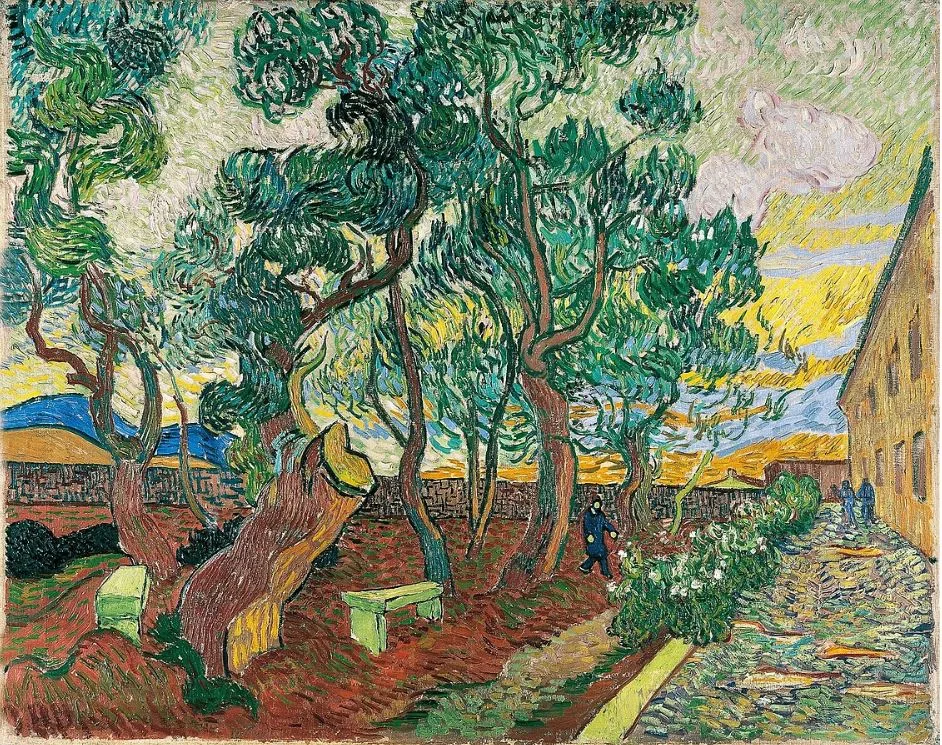 The Garden of Saint Paul Hospital by Vincent van Gogh