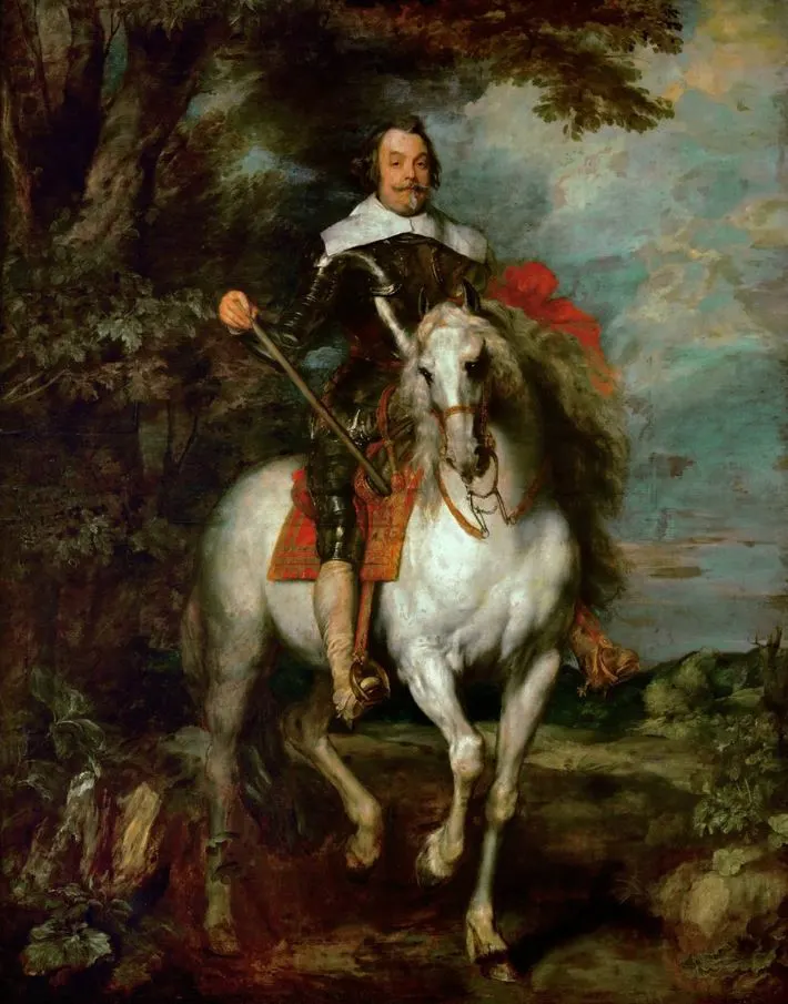 Equestrian portrait of Francisco de Moncada by Anthony van Dyck