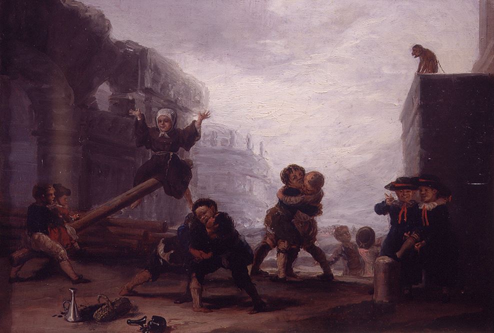 Playing Children by Francisco Goya