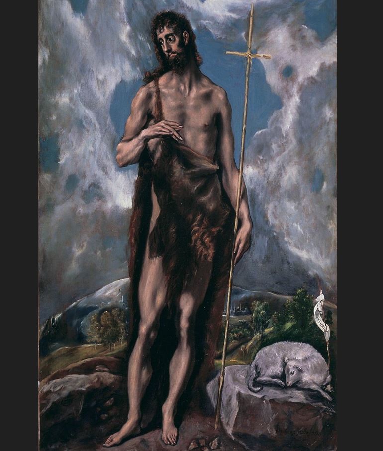 Saint John the Baptist by El Greco