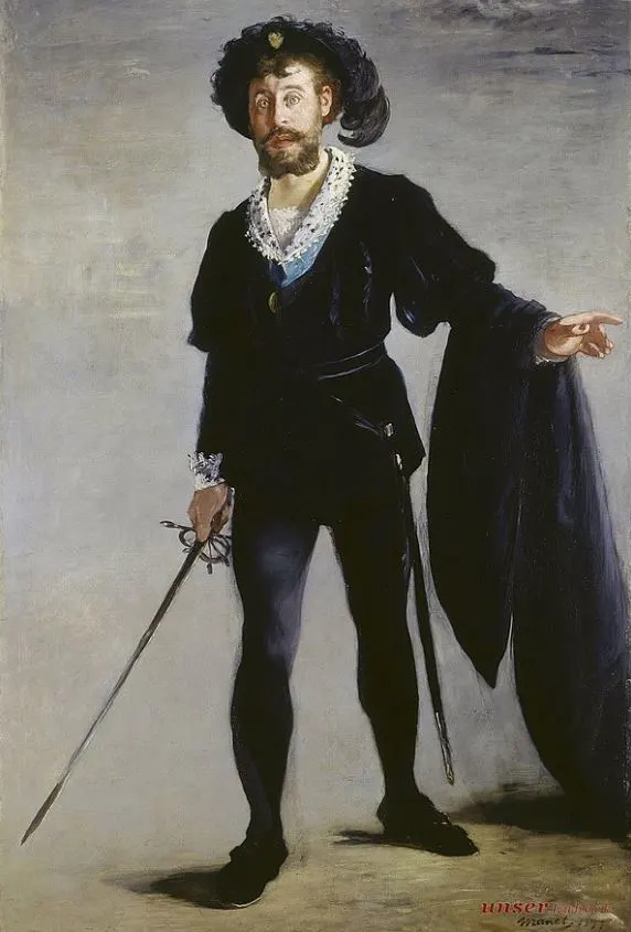 Portrait of Faure as Hamlet Édouard Manet