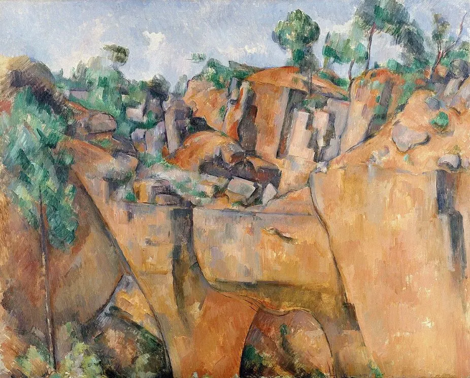 The Bibémus Quarry by Paul Cézanne