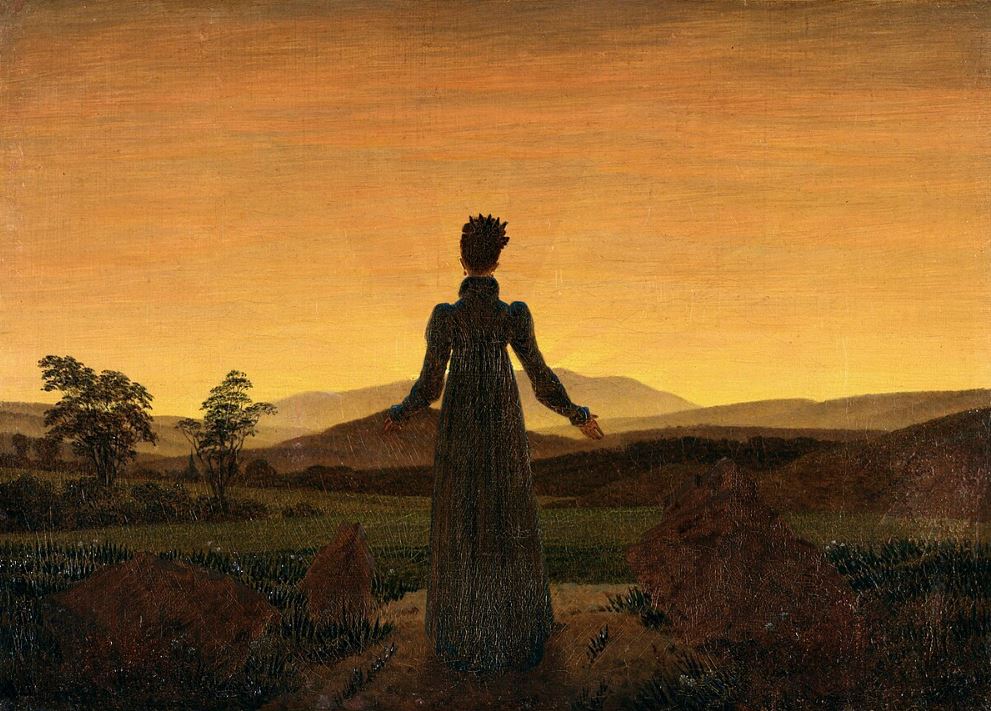 Woman before the Rising Sun by Caspar David Friedrich