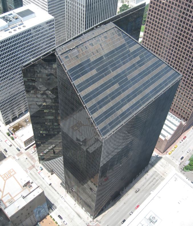 Top 10 Most Famous Buildings in Houston 9 Pennzoil Place