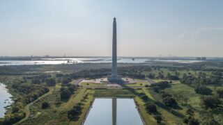 Famous Buildings in Houston San Jacinto Monument