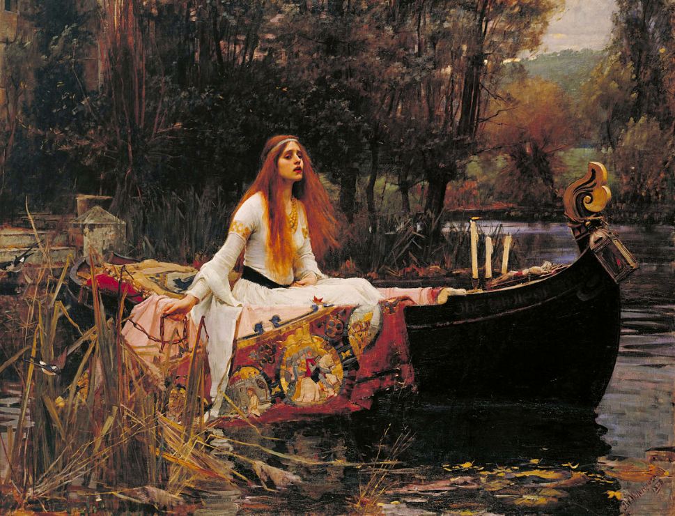 Top 10 Famous Pre-Raphaelite Brotherhood Paintings 1 The Lady of Shalott by Waterhouse
