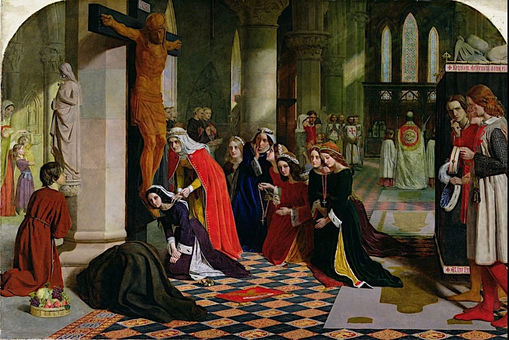 Top 10 Famous Pre-Raphaelite Brotherhood Paintings 6 The Renunciation of Saint Elizabeth of Hungary by James Collinson